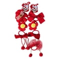 thumbnail image 3 of 10 gomas para el pelo para niñas, bonitas y suaves, para adolescentes, regalo para festivales de primavera. Estilo E, 3 of 9