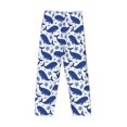 thumbnail image 5 of Goofa Whale Printed Soft Pajama Pants for Men, Wide Leg Comfy Casual Lounge Yoga Pants-, 5 of 9