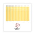thumbnail image 3 of Universal UNV55401 HB #2 Pre-Sharpened Woodcase Pencil - Black Lead, Yellow Barrel (24/Pack), 3 of 6