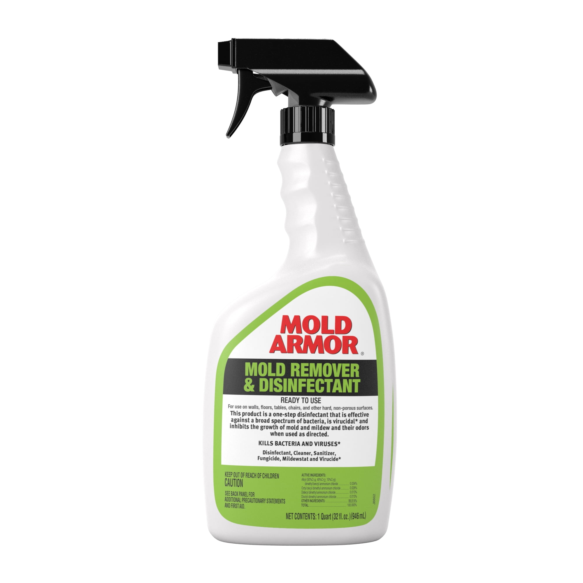 MOLD ARMOR Mold Remover & Disinfectant Cleaner, 32 oz. Spray Bottle
