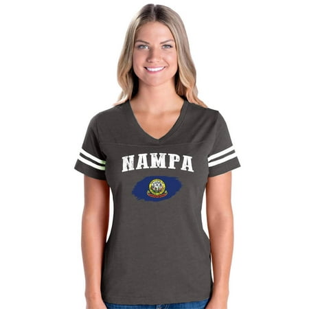 Normal is Boring - Nampa Idaho Womens V-Neck Fine Jersey ...