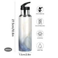 thumbnail image 5 of ALAZA Marble Pattern Water Bottle Insulated Flask Stainless Steel Straw Lid 20 oz, 5 of 6