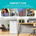 thumbnail image 7 of BLACK+DECKER BCRK32W Compact Refrigerator & Mini Fridge with Freezer, 3.2 cu. ft., White, 7 of 7