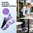 thumbnail image 5 of Women's Running Shoes Lightweight Tennis Athletic Gym Walking Sneakers Purple Size 11, 5 of 6