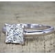 thumbnail image 5 of JeenMata Juego de Anillos de Boda Estilo Princesa de 2 Quilates - Juego de Novia - Juego de Trío de Boda - Anillo de Compromiso - Anillo Art Déco - Anillo de Promesa - Plata Esterlina, 5 of 7