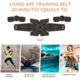 thumbnail image 6 of Power Abs Pro - EMS Abs Trainer Arms & Hips Muscle Stimulator Abdominal Training, 6 of 10