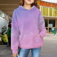 thumbnail image 2 of YunPes Girls Sweatshirt Winter Tie Dye Retro Print Sweatshirt Long Sleeve Comfortable Cute Sweatshirt Brand Hoodies, 2 of 7
