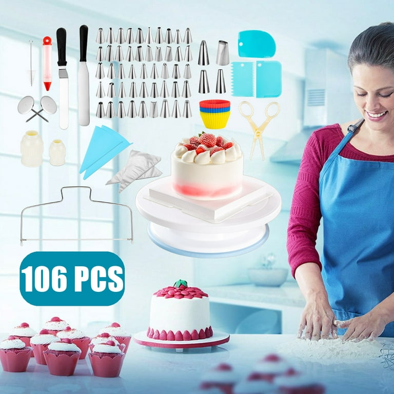  106 PCS Cake Decorating Kit, Cake Decorating Supplies