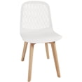 thumbnail image 7 of Mid Century Modern PP dining chair with Wooden Legs , kitchen & Dining Room Chairs Assemble Easily, kitchen chairs for Kitchen Dining Room & Living Room., 7 of 7