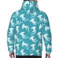 thumbnail image 5 of Hoodies for Men - Blue Hammerhead Shark Long Sleeve Comfrt Men'S Fashion Hoodies & Sweatshirts, Sweatshirts for Men Hoodies Pullover Clothing Clothes with Pouch, 5 of 7