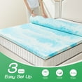 thumbnail image 6 of CONCETTA Cooling Gel Memory Foam Mattress Topper, 3 Inch Twin, Pressure Relief for Back Pain, CertiPUR-US Certified Comfort Enhancer, 6 of 6