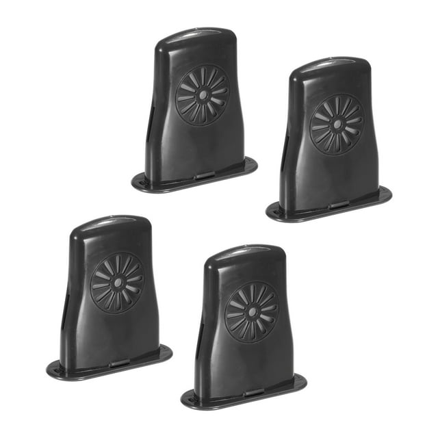 Unique Bargains Acoustic Guitar Humidifier Guitar Instrument Sound Hole Humidifier with Box Black 4 Pack