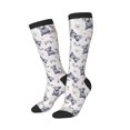 thumbnail image 3 of Salouo Rabbit And Butterfly Print Women's Men's Ankle Socks 1-pack Casual Athletic Socks for Unisex Adult Moisture-Wicking Socks for Daily Wear/Running/Sport, 3 of 8