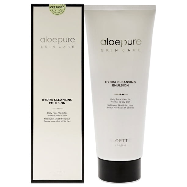 Emulsión Limpiadora Aloepure Hydra Aloette 6 oz para Pieles Secas
