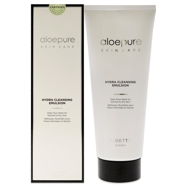 Emulsión Limpiadora Aloepure Hydra Aloette 6 oz para Pieles Secas