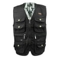 thumbnail image 2 of Men's Multi-Tasche Camera Outdoor Vest Travelers Photography Waitcoat Jacket Black, 2 of 8