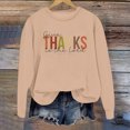 thumbnail image 2 of Women Sweatshirt Womens Long Sleeve Sweatshirt Pullovers for Women Khaki Sweatshirt for Woman Womens Fall Clothes Trendy Womens Clothes, 2 of 3