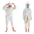 thumbnail image 3 of Kigurumi-Pijama de una pieza de unicornio para mujer y hombre, ropa de dormir de franela, disfraz de dibujos animados, mono de Animal, 3 of 6