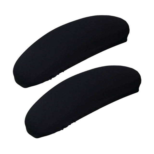 2 fundas elásticas para reposabrazos de silla de oficina, protectores de brazos para el hogar. Negro S
