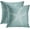 Blue, variant on Set of 2 Throw Pillow Cover Green Star Vintage Starfish Pastel Seafoam Blue Fish Decorative Pillow Case Home Decor Square 18 x 18 Inch Pillowcase