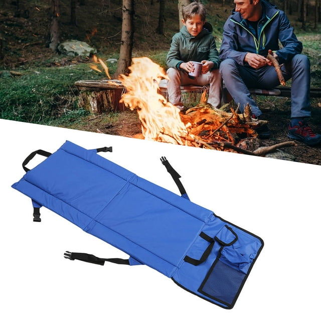 Portable Foldable Stadium Chair with Adjustable Angle, Oxford Cloth Material and Pocket for Beach, Camping