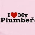 thumbnail image 2 of CafePress - I Love My Plumber Infant Bodysuit - Baby Light Bodysuit, Size Newborn - 24 Months, 2 of 4