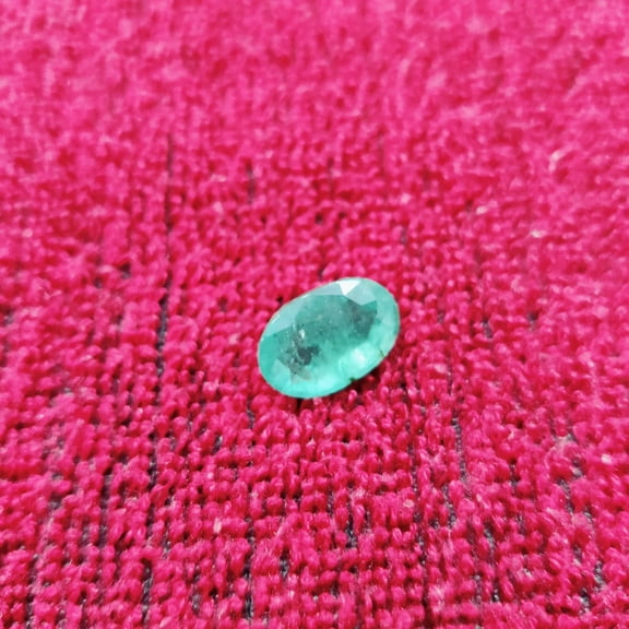 8.55 Carat Natural Zambian Green Emerald 15x11 mm Oval Cut Loose Gemstone