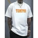 thumbnail image 1 of Men'S "Tokyo" Graphic T-Shirt - 100% Cotton, Casual Crew Neck, Short Sleeve, Relaxed Fit, Summer Outdoor Wear, Casual Weekend Attire, Casual Attire | Relaxed Fit Shirt | Cotton Fabric, 1 of 6