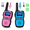PinkBlue, variant on Wishouse Kids Walkie Talkies 2-Pack | Rechargeable, 22 Channels & Flashlight Lanyard (Pink & Blue)