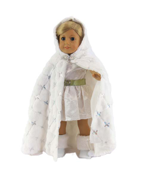 white winter cloak