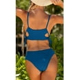 thumbnail image 4 of Attraco Women's Two Piece Bikini Set Chest Wrap/Sling Two-way Wear Padded Swimsuit, 4 of 7