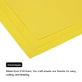 thumbnail image 5 of EVA Foam Sheets Yellow 19.7 Inch x 17.7 Inch 0.8mm Thick Crafts Foam Sheets 5Pcs, 5 of 6