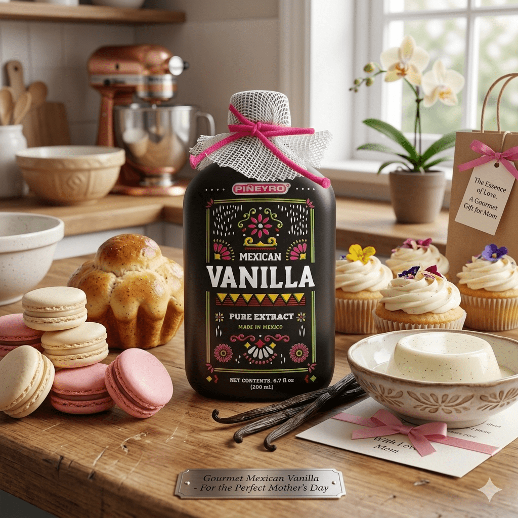 Mexican Vanilla Pure Extract | 6.7 fl. oz. | Perfect Mother’s Day Gift for Bakers  | Ideal for Baking, Cooking & Desserts | Premium Artisanal | 100% Vegan & Kosher | Non-GMO & Gluten-Free
