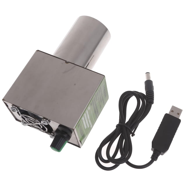 Fans Ventilador de barbacoa velocidad ajustable soplador de cocina ventilador de parrilla para iniciador de carbón Camping inoxidable con conducto de aire ventilador de Camping