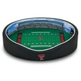 thumbnail image 2 of Red/Black Texas Tech Red Raiders 8'' x 25'' x 38'' Large Stadium Oval Dog Bed, 2 of 3