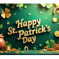 thumbnail image 4 of St Patricks Day Shamrock Design Celebration Festive Backdrop Banner Party Supplies Photography Props Event Decorations Wall Hanging Background, 4 of 4