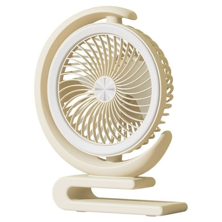 

Desk Anti-Fall Portable Fan Universal Small USB Fan Desktop With Light Personal LED Mini Bass Noise Reduction Suitable For Car And Travel