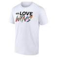 thumbnail image 2 of Men's White Capital City Go-Go Love Wins T-Shirt, 2 of 3