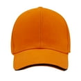 thumbnail image 3 of LEKODE Baseball Caps for Men Golf Clothes for Men Wide Brimmed Hat Summer Trucker Hat Women Waterproof Hats for Women Ballcaps Women Flat Hats for Men Orange One Size, 3 of 3