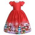 thumbnail image 1 of EDFBUYKRS Robe de Danse de Noël pour Enfants Filles Robe de Fête, 1 of 4