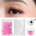 thumbnail image 2 of 100s Disposable Eyelash Glue Pallet Eyelash Extension Glue Pads Grafting Eyelashes Adhesive Cup, 2 of 4