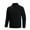 Black, variant on qelini Mens Quarter Zip Sweater Collared Stretchy Knitted Sweaters Solid Long Sleeve Tops Dressy Casual Fall Blouses