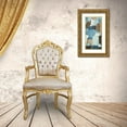 thumbnail image 3 of Villa, Milli 18x32 Gold Ornate Wood Framed with Double Matting Museum Art Print Titled - Blue Blocks 1, 3 of 4
