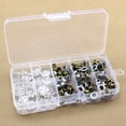 thumbnail image 3 of UDIYO 10 Compartment Adjustable Transparent Plastic Jewelry Bead Storage Box Organizer, 3 of 6