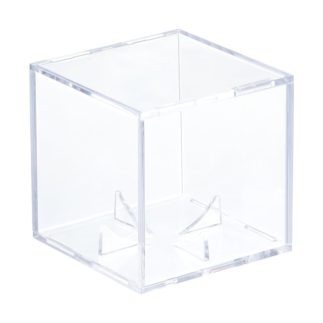 Unique Bargains Baseball Display Case, Autographed Baseball Case Display, Clear Acrylic Display Case Memorabilia Baseball Case