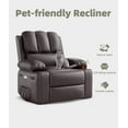 thumbnail image 6 of Electric Recliner Chair with Heat & Massage, 360° Swivel, USB Charger, 400lb Capacity for Living Room, 6 of 9