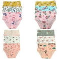 thumbnail image 3 of Elevate Comfort with B&Q's 12-Pack Cotton Briefs for Toddler Girls and Kids | Sizes 2T-7T | Soft and Cozy Underwear Essentials, 3 of 5