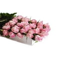 thumbnail image 4 of KaBloom : 50 Pink Roses (Long Stem - 50cm) - Farm Direct Wholesale Fresh Flowers, 4 of 5