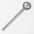 thumbnail image 2 of Santa Claus Vintage Silver Lace-Edged Bookmark: a Memento for Book Lovers and Readers, 2 of 5