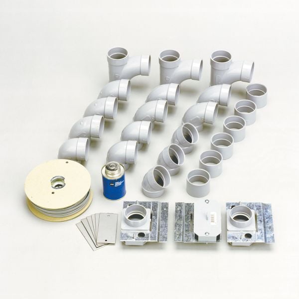 BroanNutone Central Vacuum ROUGHIN Kit For Three INLET InstallationS